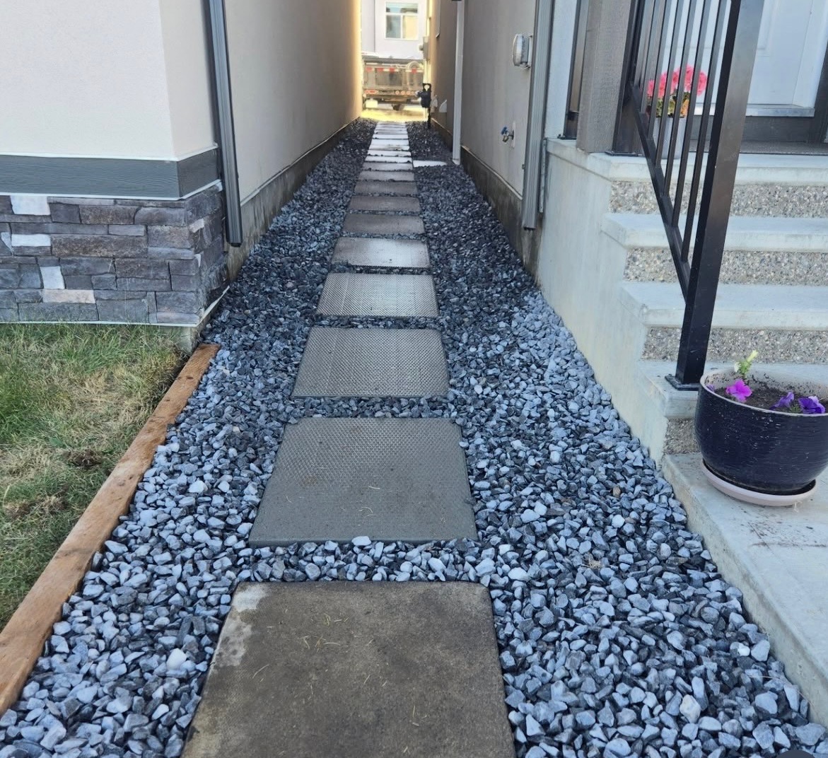 Rock & Stepping Stones